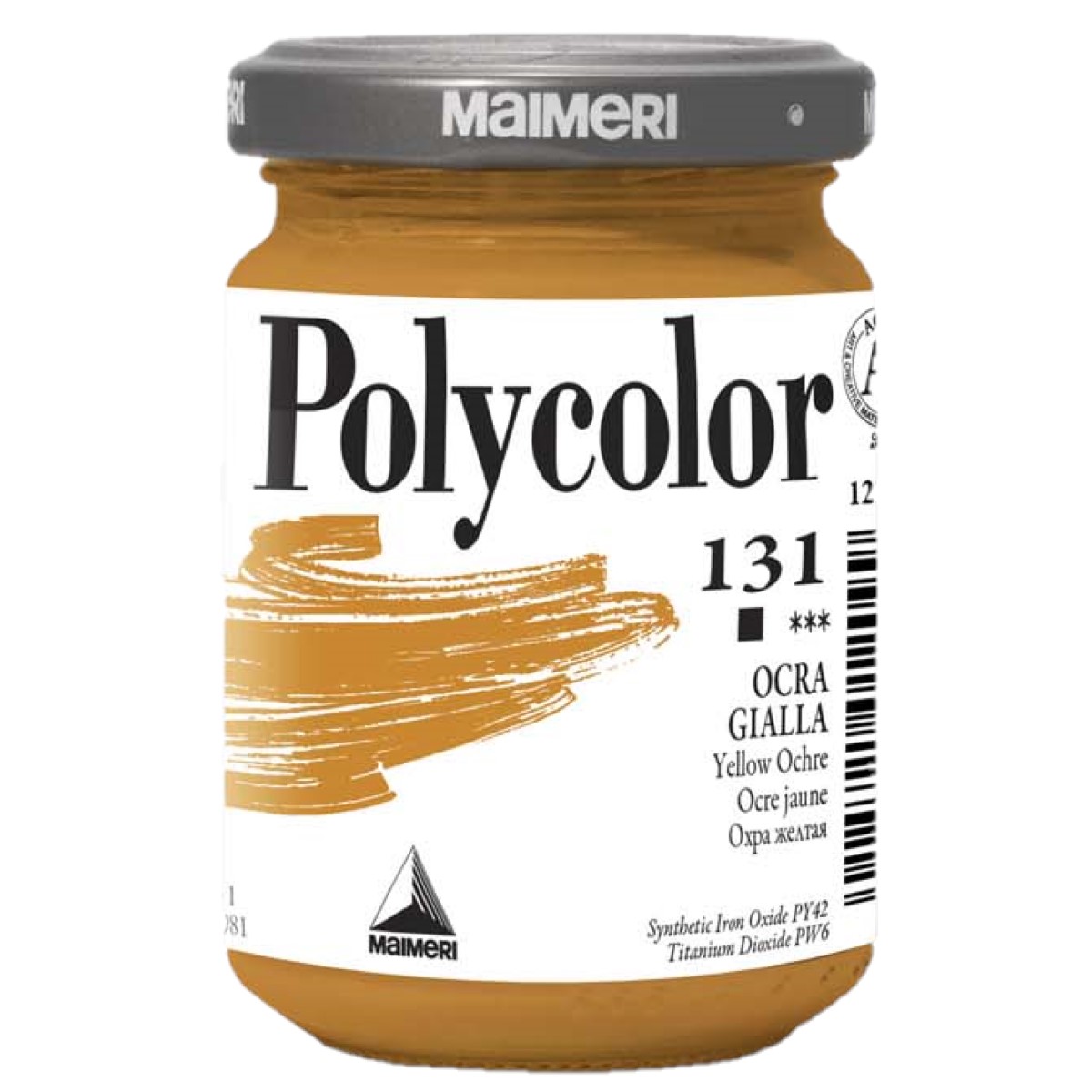 Acrilic Polycolor ocru galben 140ml Maimeri 131