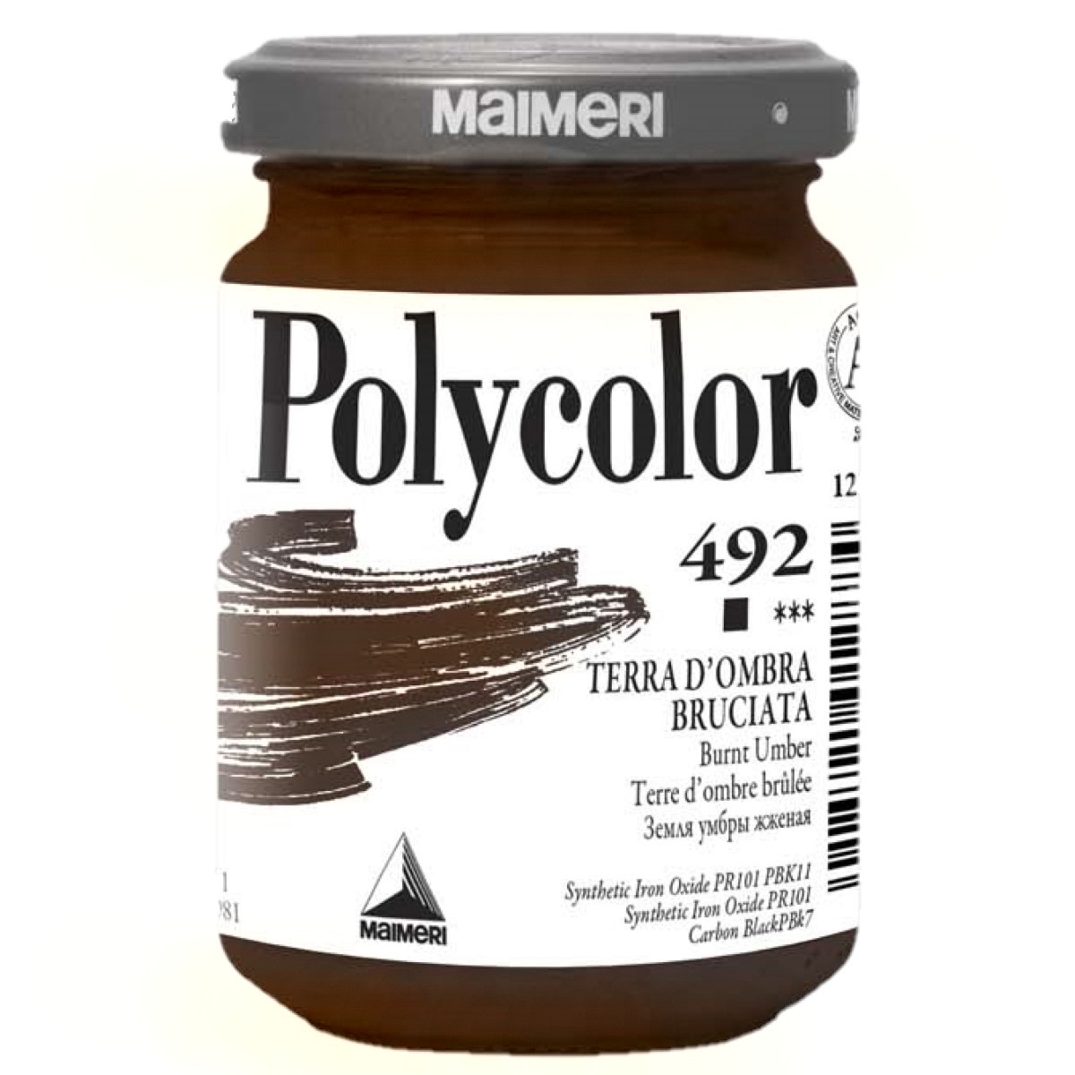 Acrilic Polycolor umbra arsa 140ml Maimeri 492