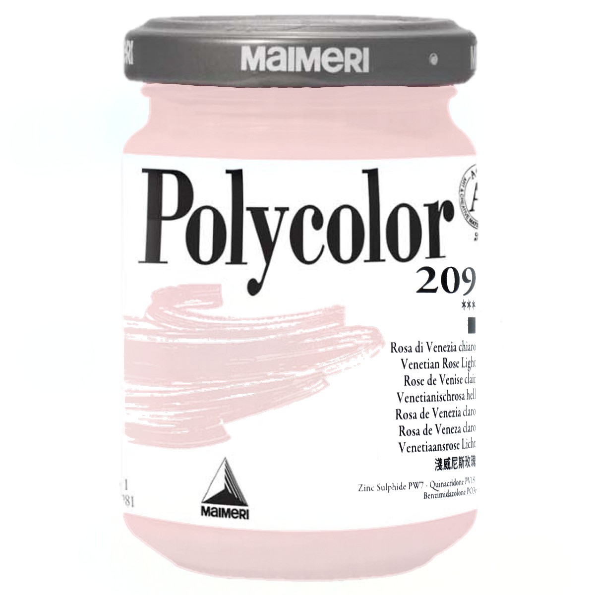 Acrilic Polycolor roz venetian 140ml Maimeri 209
