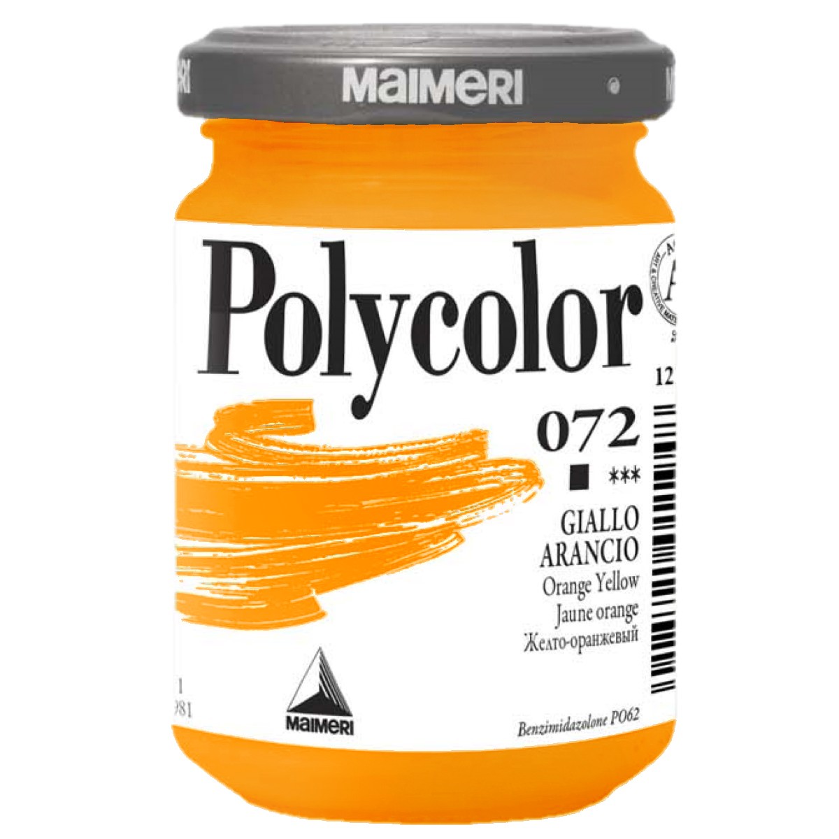 Acrilic Polycolor galben portocaliu 140ml Maimeri 072