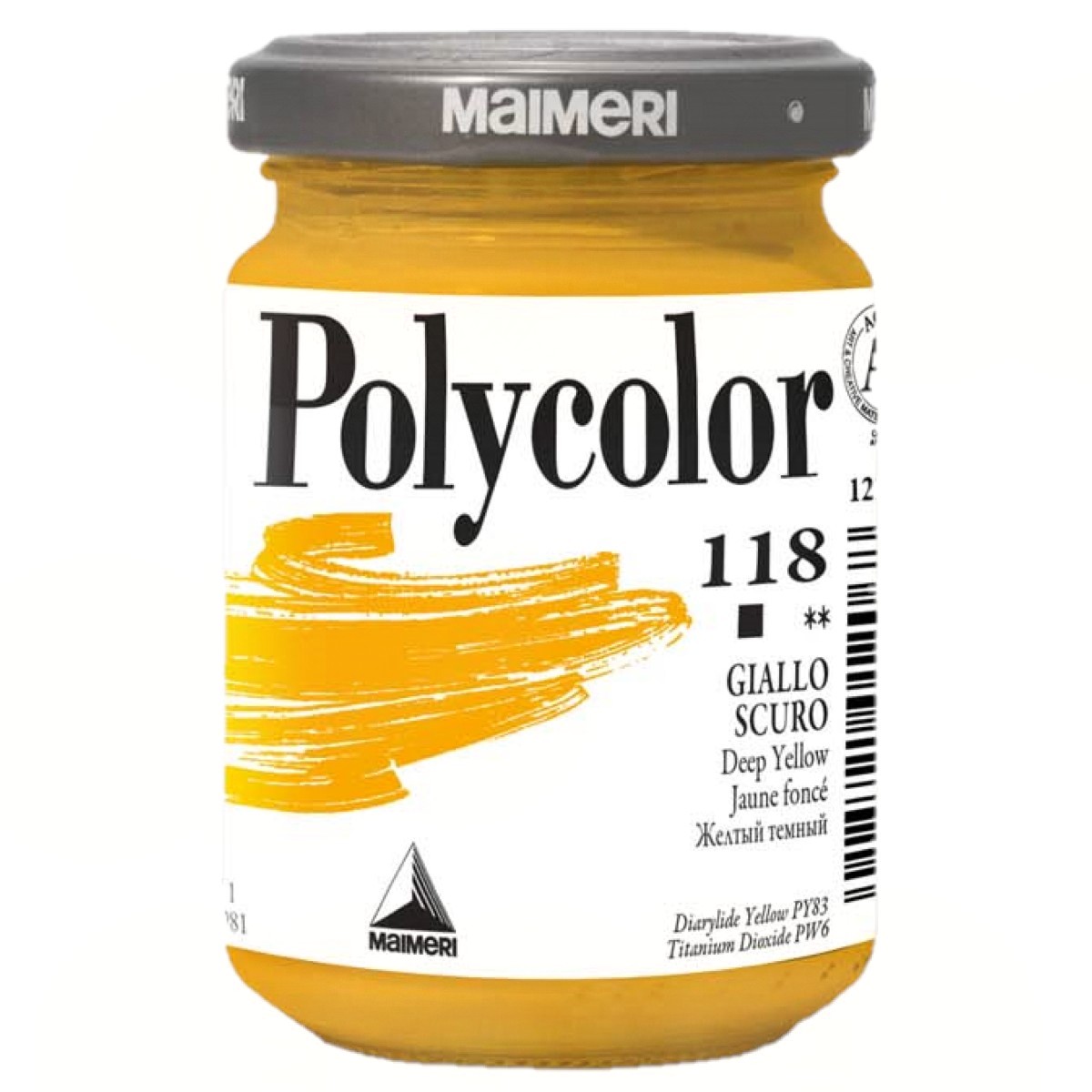 Acrilic Polycolor galben intens 140ml Maimeri 118