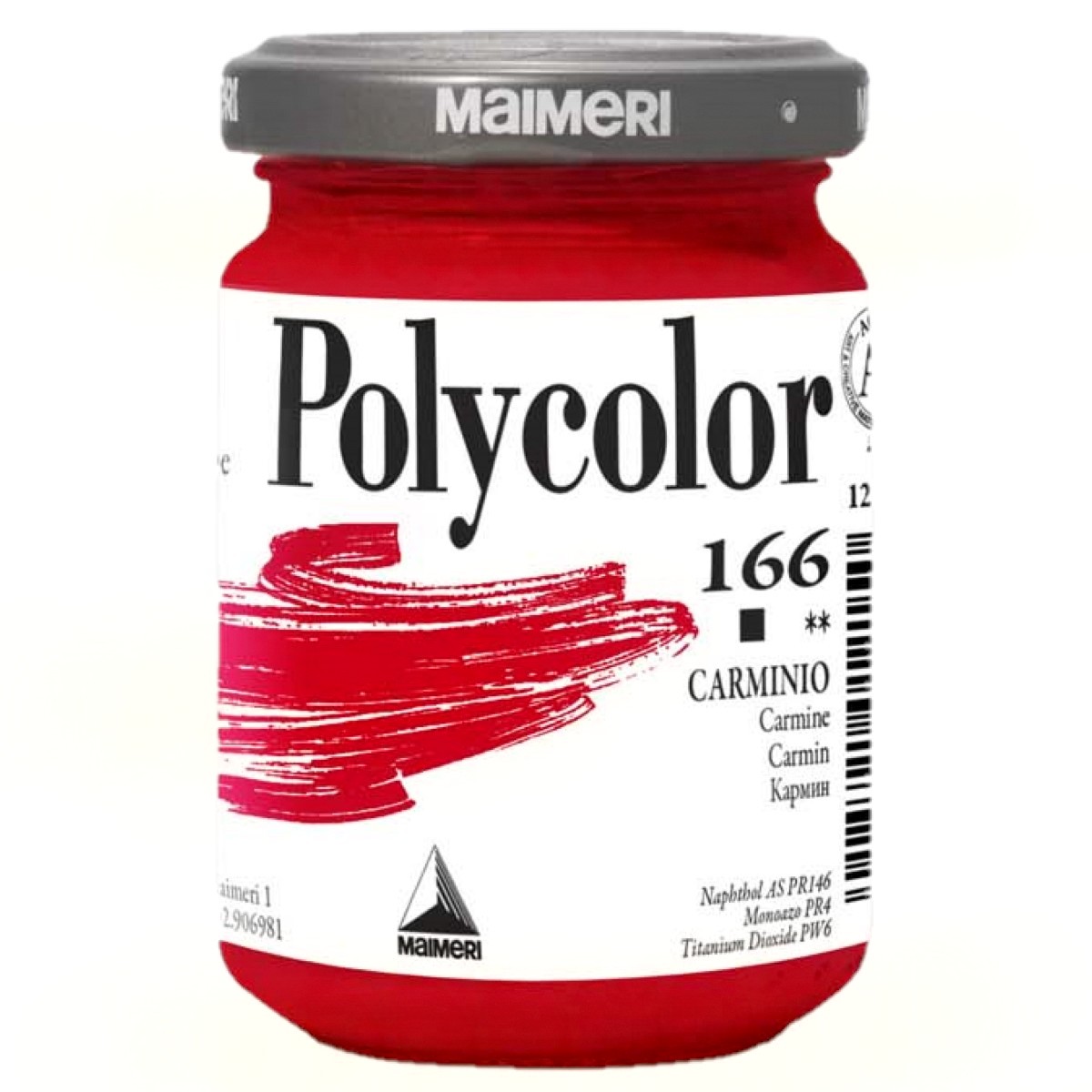 Acrilic Polycolor rosu carmin 140ml Maimeri 166