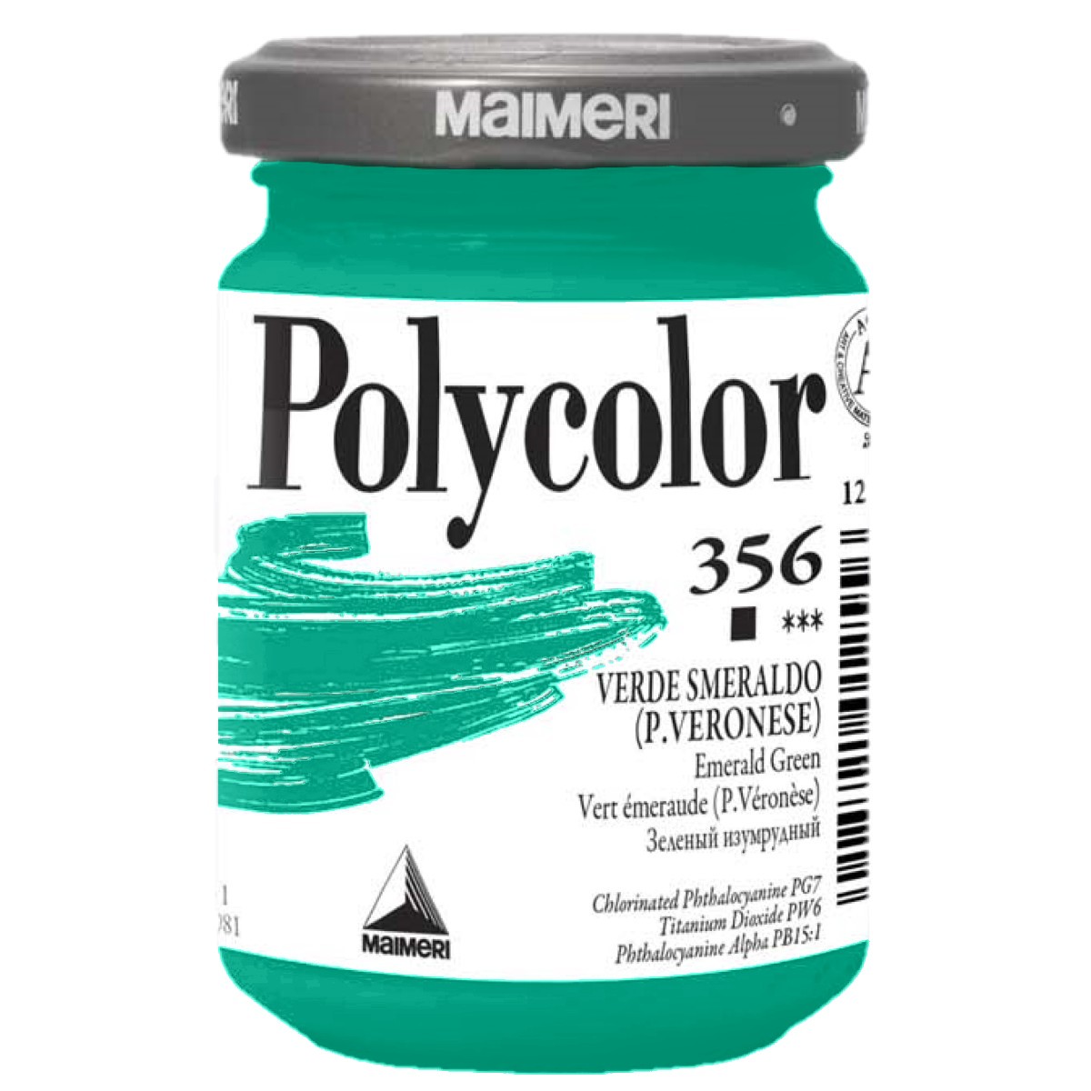 Acrilic Polycolor verde smarald 140ml Maimeri 356