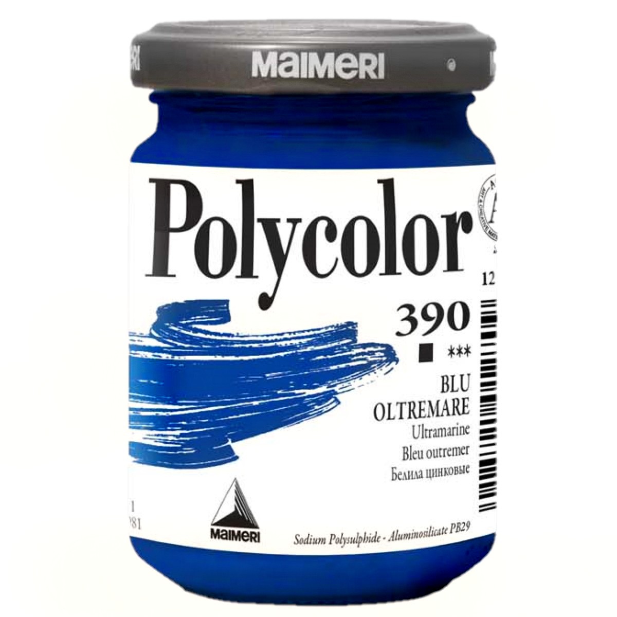 Acrilic Polycolor albastru ultramarin 140ml Maimeri 390