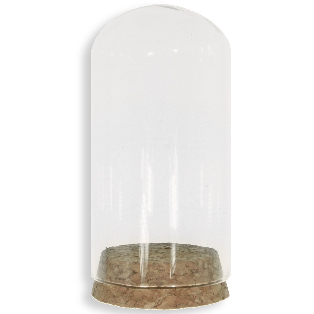 Mini cupola sticla cu suport pluta 9 5x4 5cm