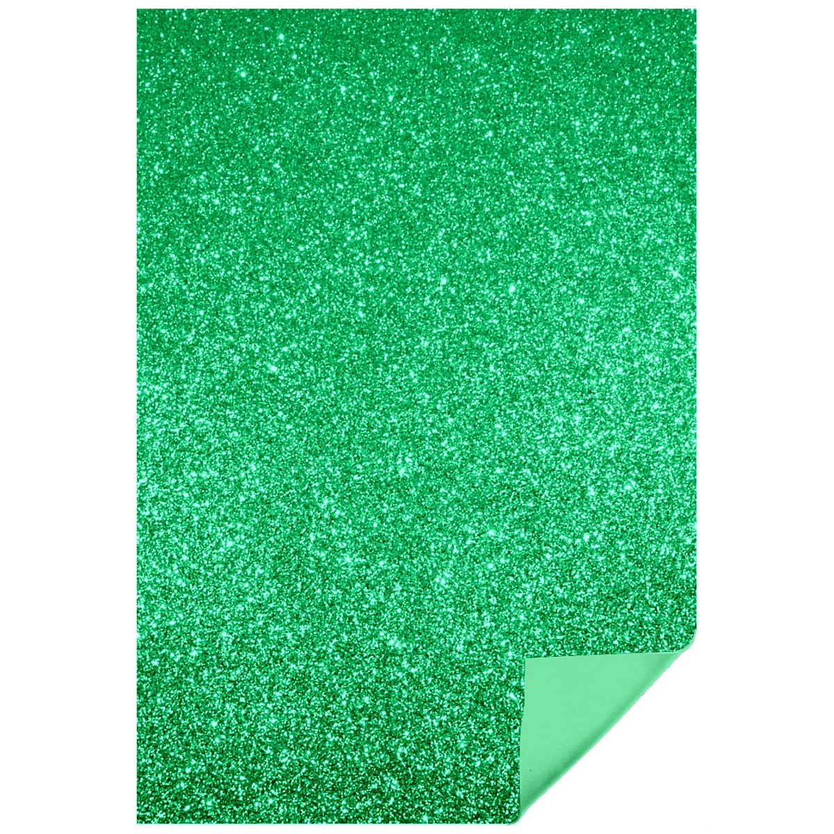 Carton buretat cu sclipici 40x60cm x 2mm MP PN574-14 verde