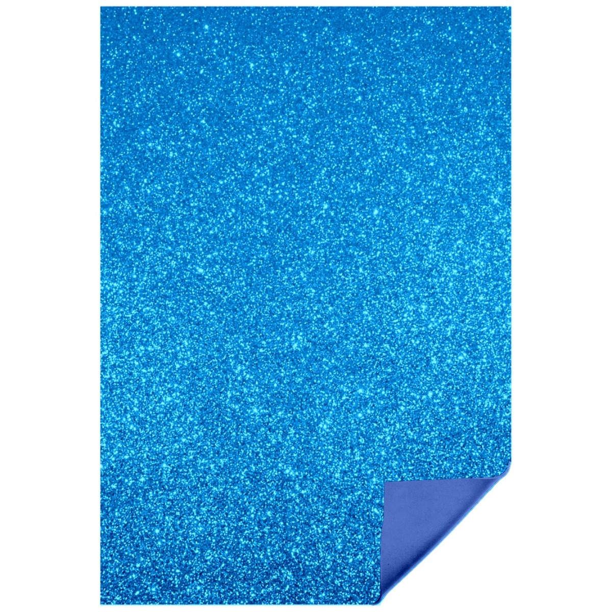 Carton buretat cu sclipici 40x60cm x 2mm MP PN574-11 albastru