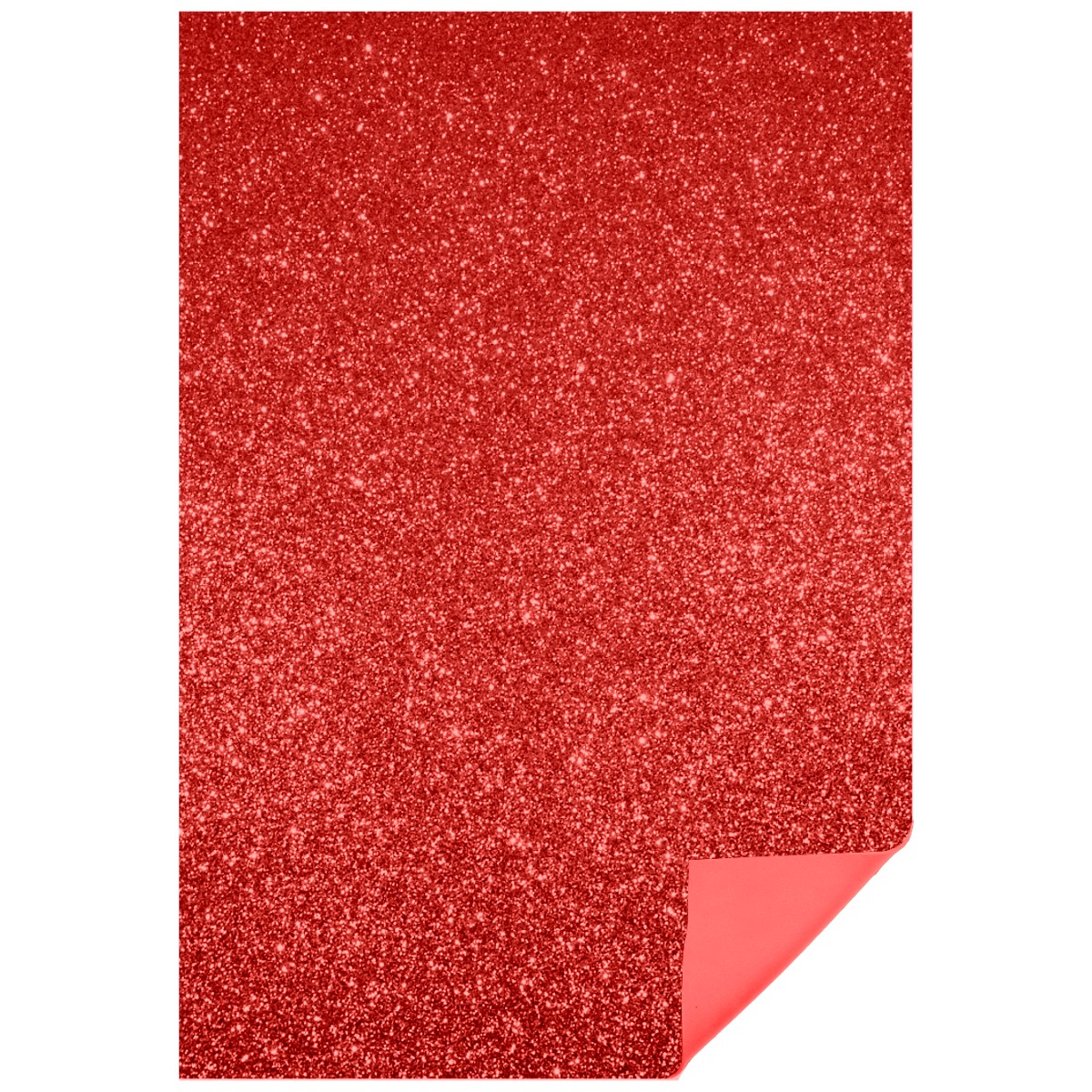 Carton buretat rosu cu sclipici 40x60cm x 2mm MP PN574-08