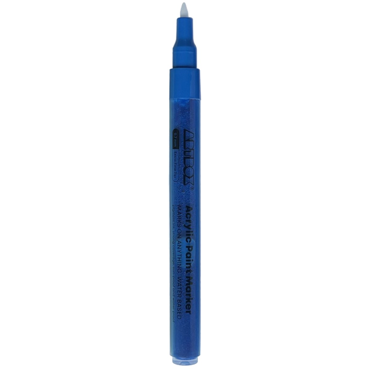 Marker cu vopsea acrilica albastra varf 0 7mm Artbox AX5007B145