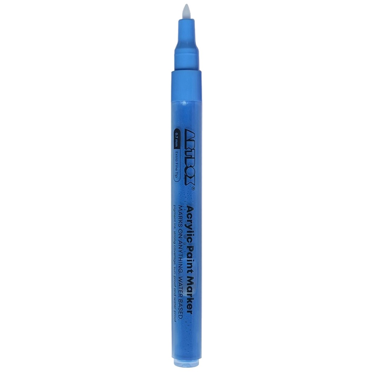 Marker cu vopsea acrilica bleu varf 0 7mm Artbox AX5007B025