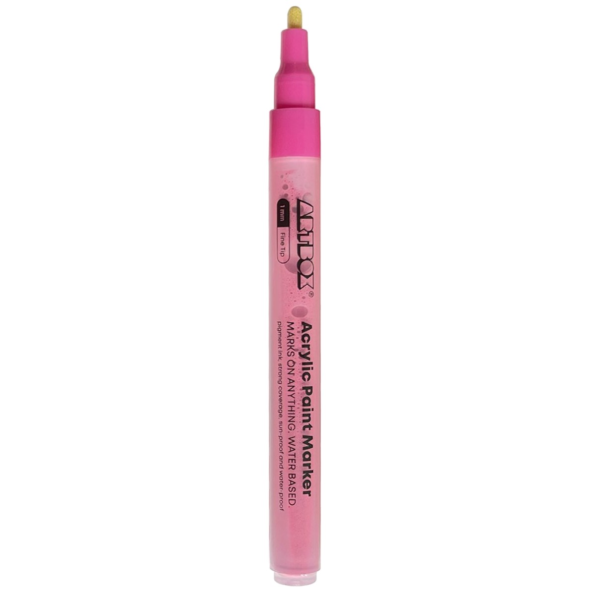 Marker vopsea acrilica varf 1mm Artbox AX5010R110 roz