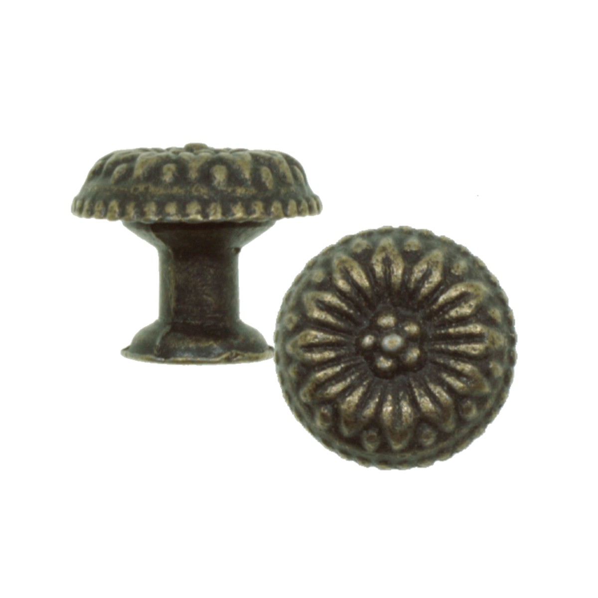 Maner metalic bronz decorativ 1 5x1 8cm 2 set 366984