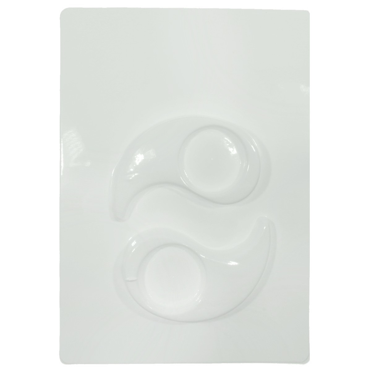 Matrita plastic suport lumanare yin-yang 2 buc 10x5 5cm 275