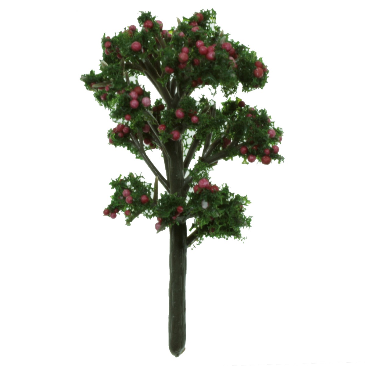 Miniatura copacel din plastic cu bobite cyclam 7cm