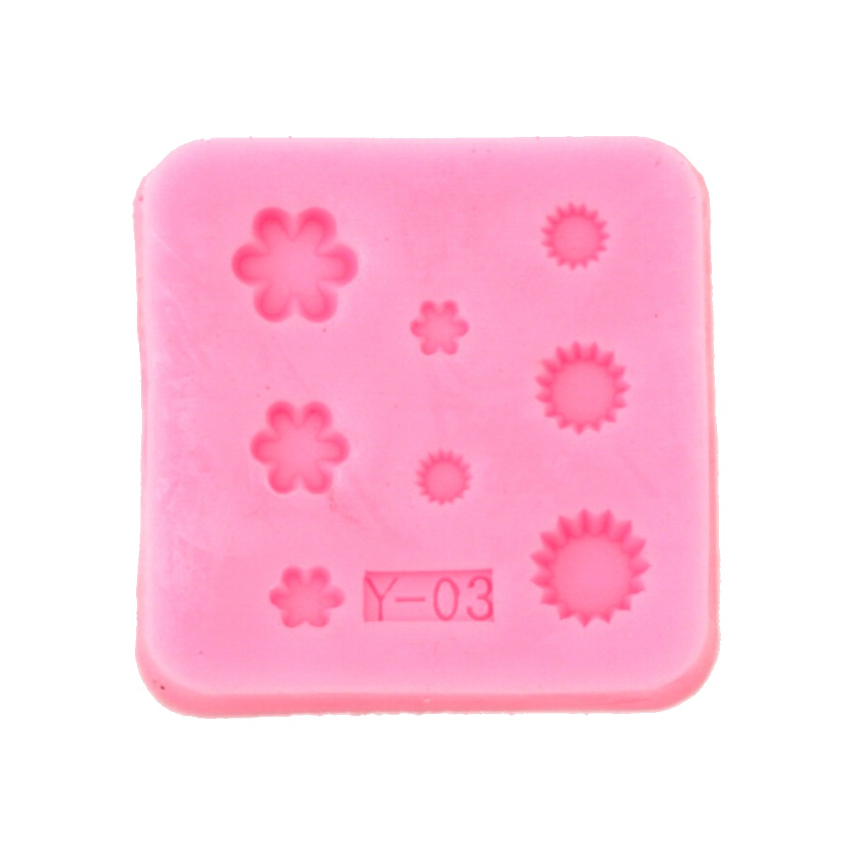 Matrita silicon flori mini 4x4x0 8cm 825267 roz