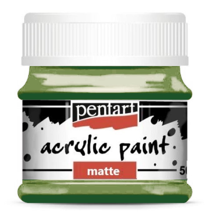 Acrilic mat 50ml Pentart verde olive 113 766813