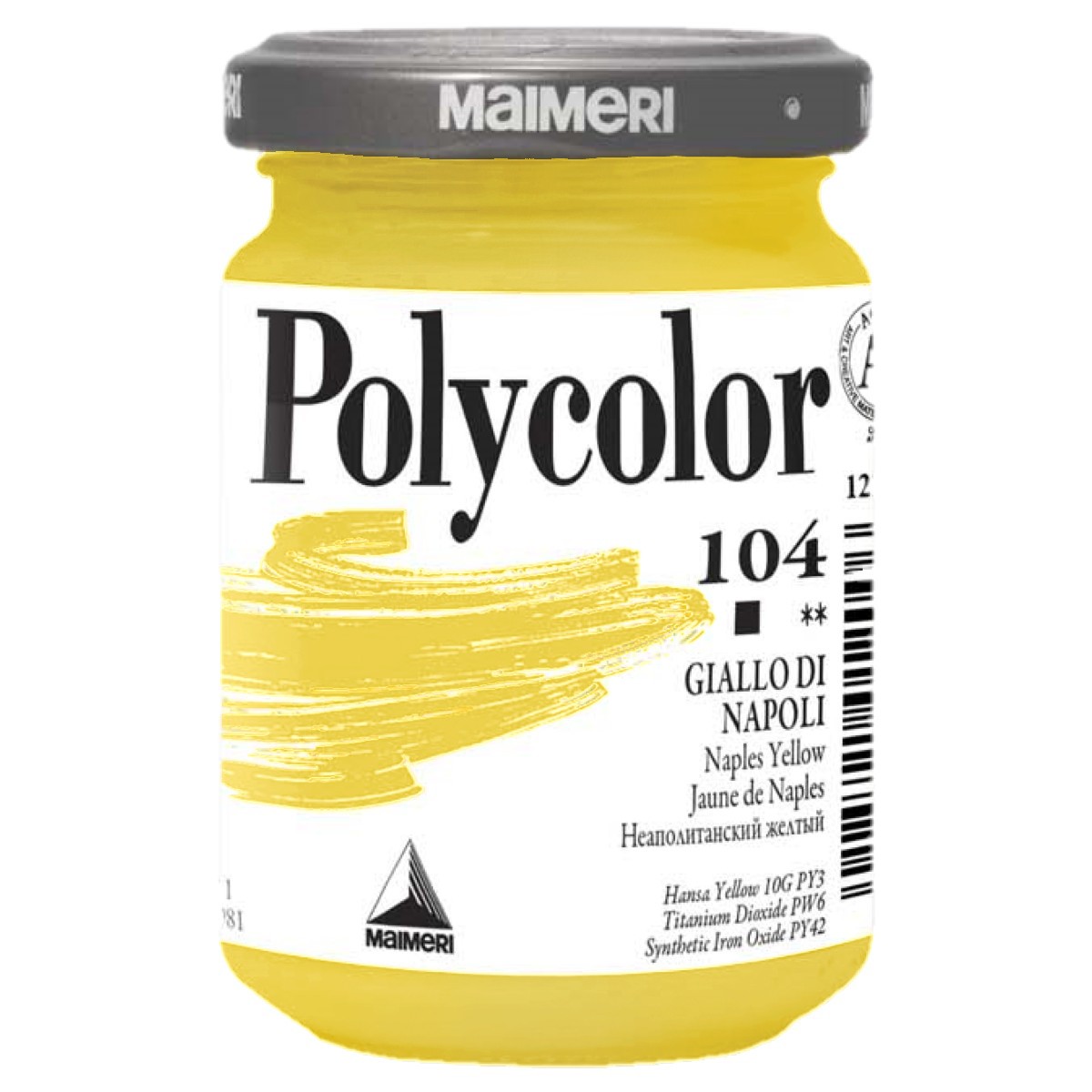 Acrilic Polycolor galben Napoli 140ml Maimeri 104