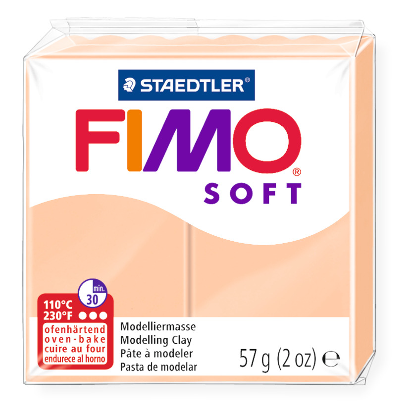 Fimo soft somon deschis 57g Staedtler 8020-43
