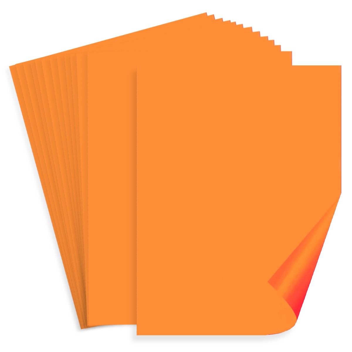 Carton color portocaliu A4 160g 12 set Maestro