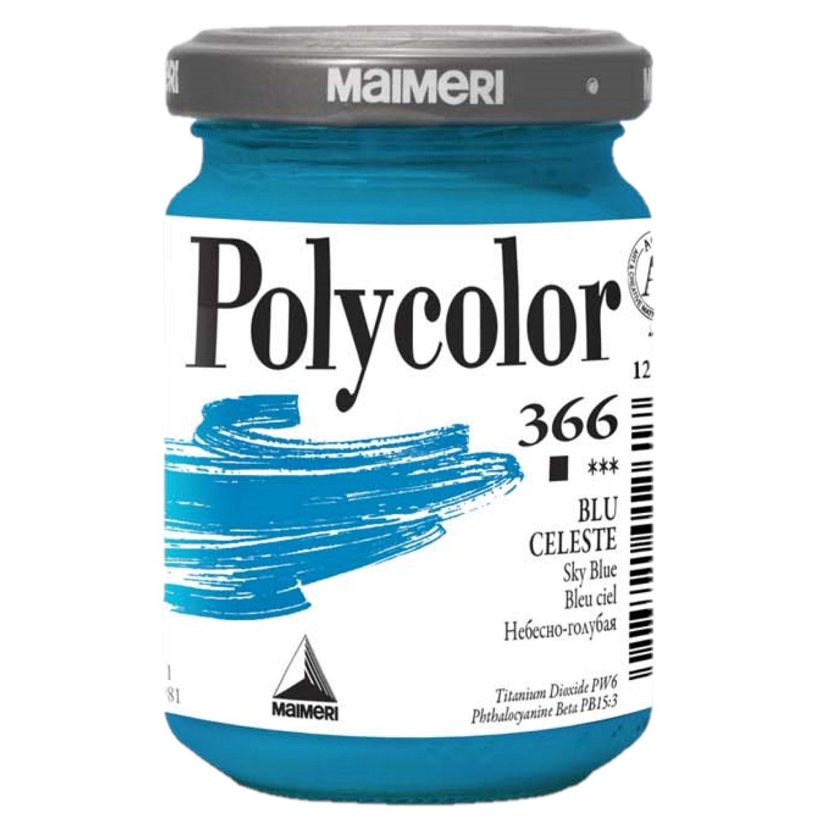 Acrilic Polycolor albastru cer 140ml Maimeri 366