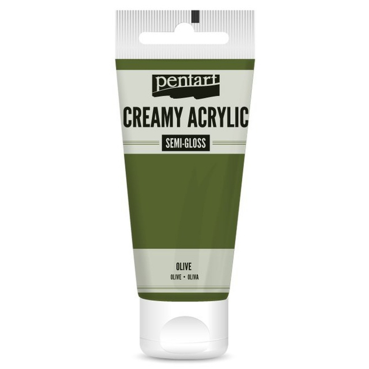Acrilic Creamy semi-gloss 60ml Pentart verde oliv 27992