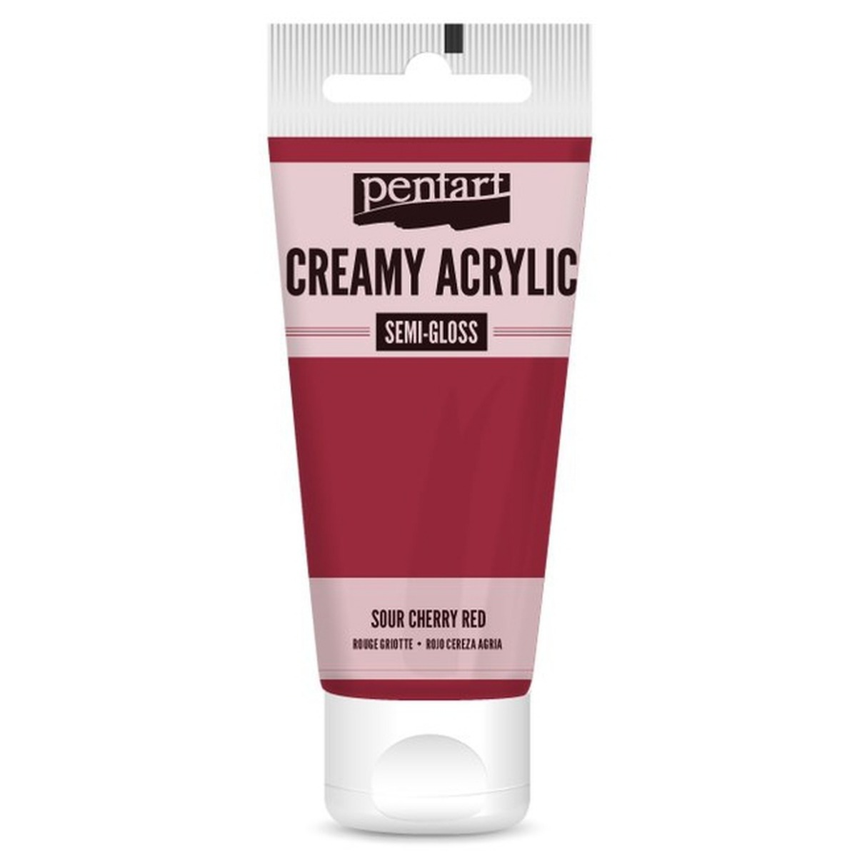 Acrilic Creamy semi-gloss 60ml Pentart visiniu 27938
