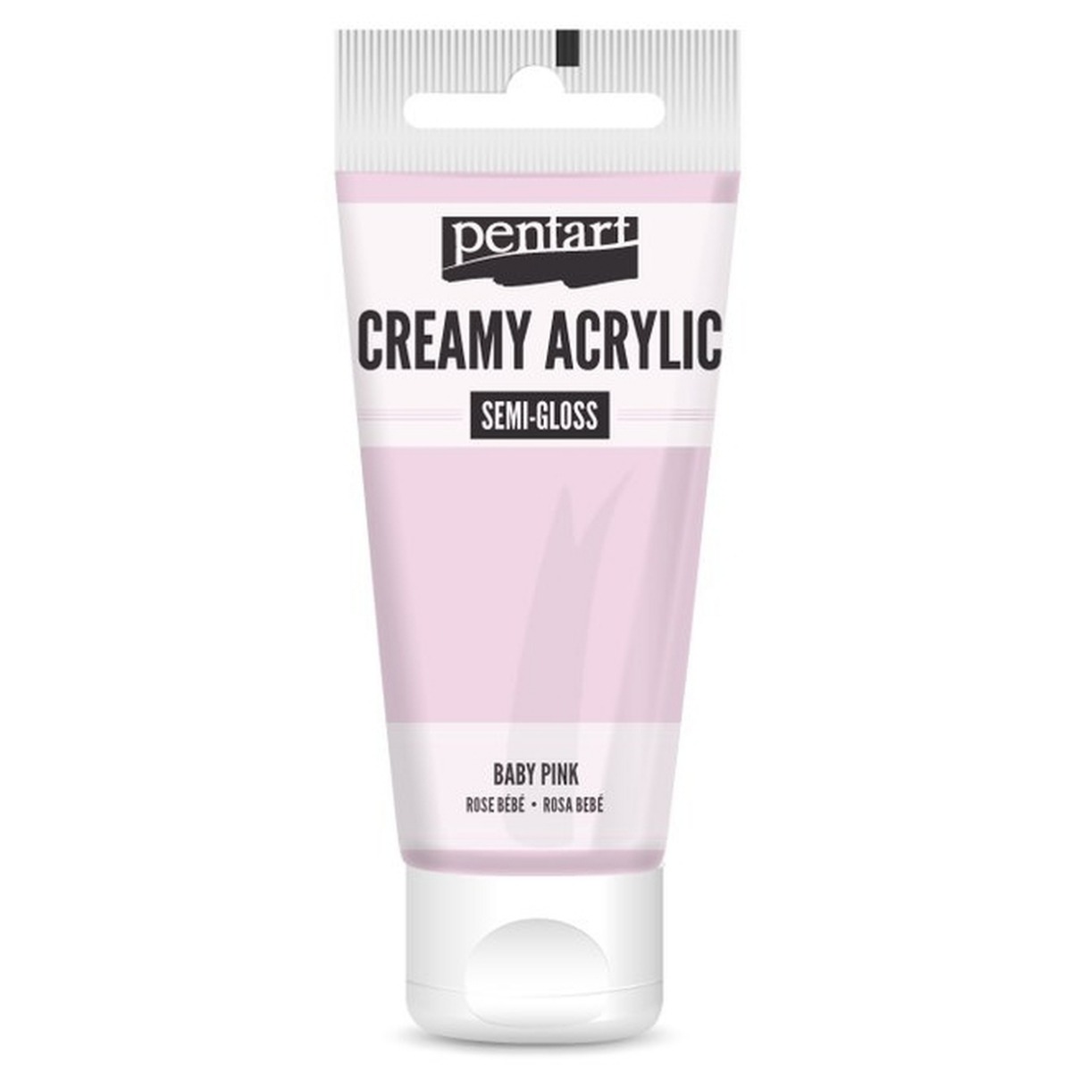 Acrilic Creamy roz baby semi-gloss 60ml Pentart 27971