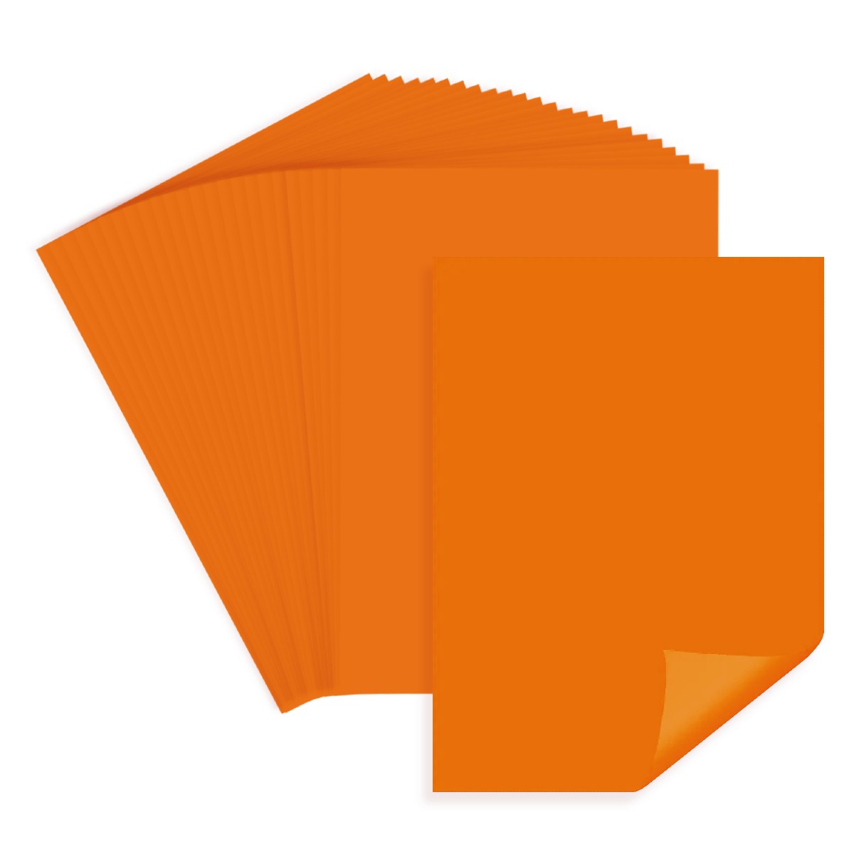 Hartie color portocalie A4 80g 25 set Favini 205