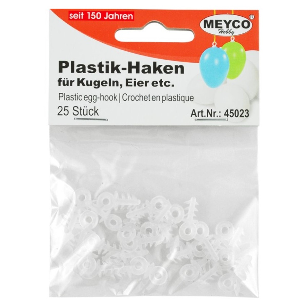 Agatatoare plastic pentru polistiren 25 set Meyco 45023