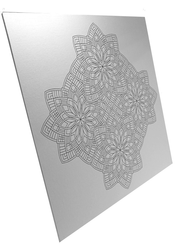 Carton panzat predesenat - Mandala-3 30x30cm