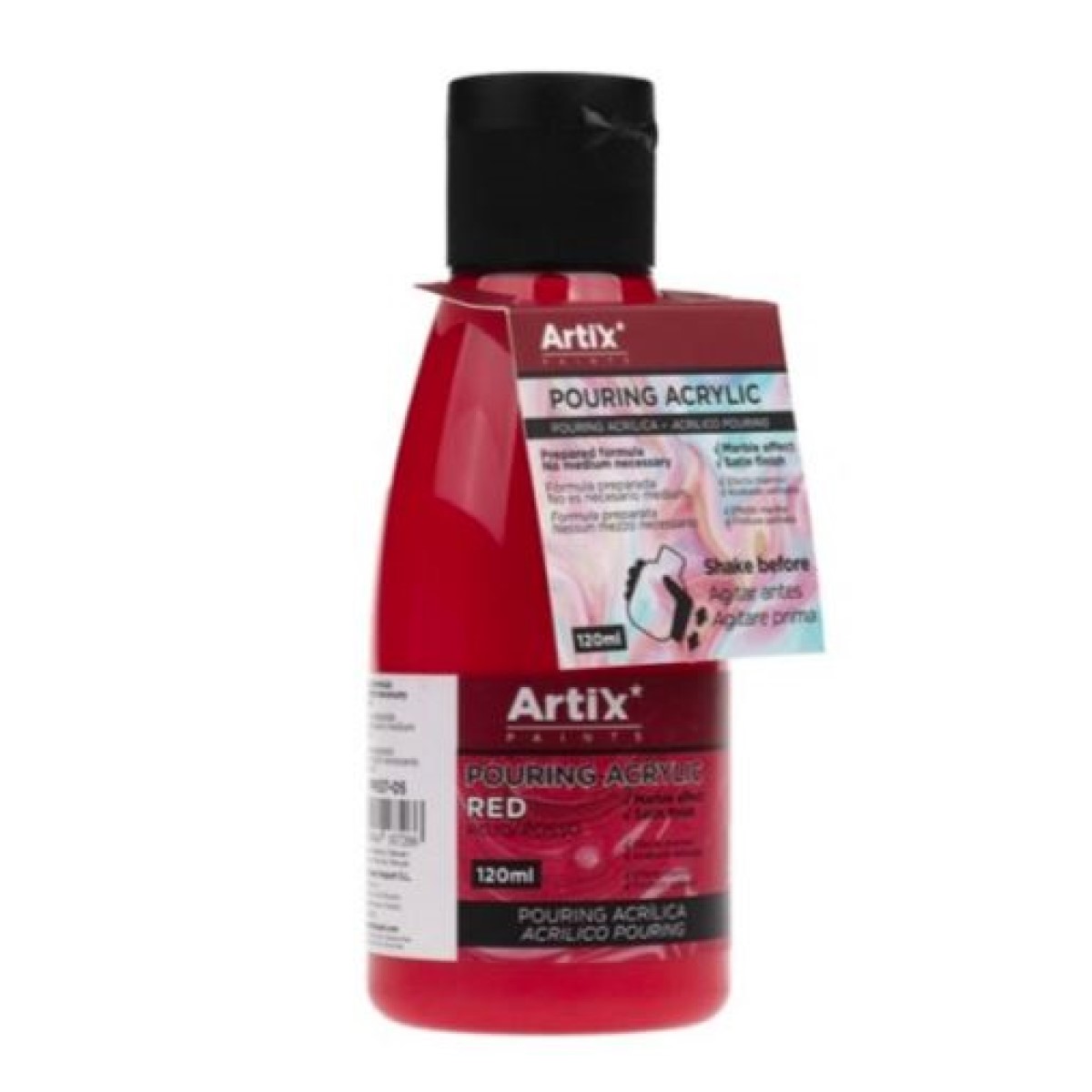 Acrilic efect pouring rosu 120ml Artix PP637-05