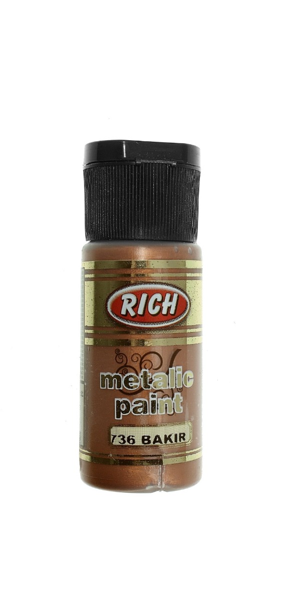 Acrilic cupru metalizat 30ml Rich MET-030-736