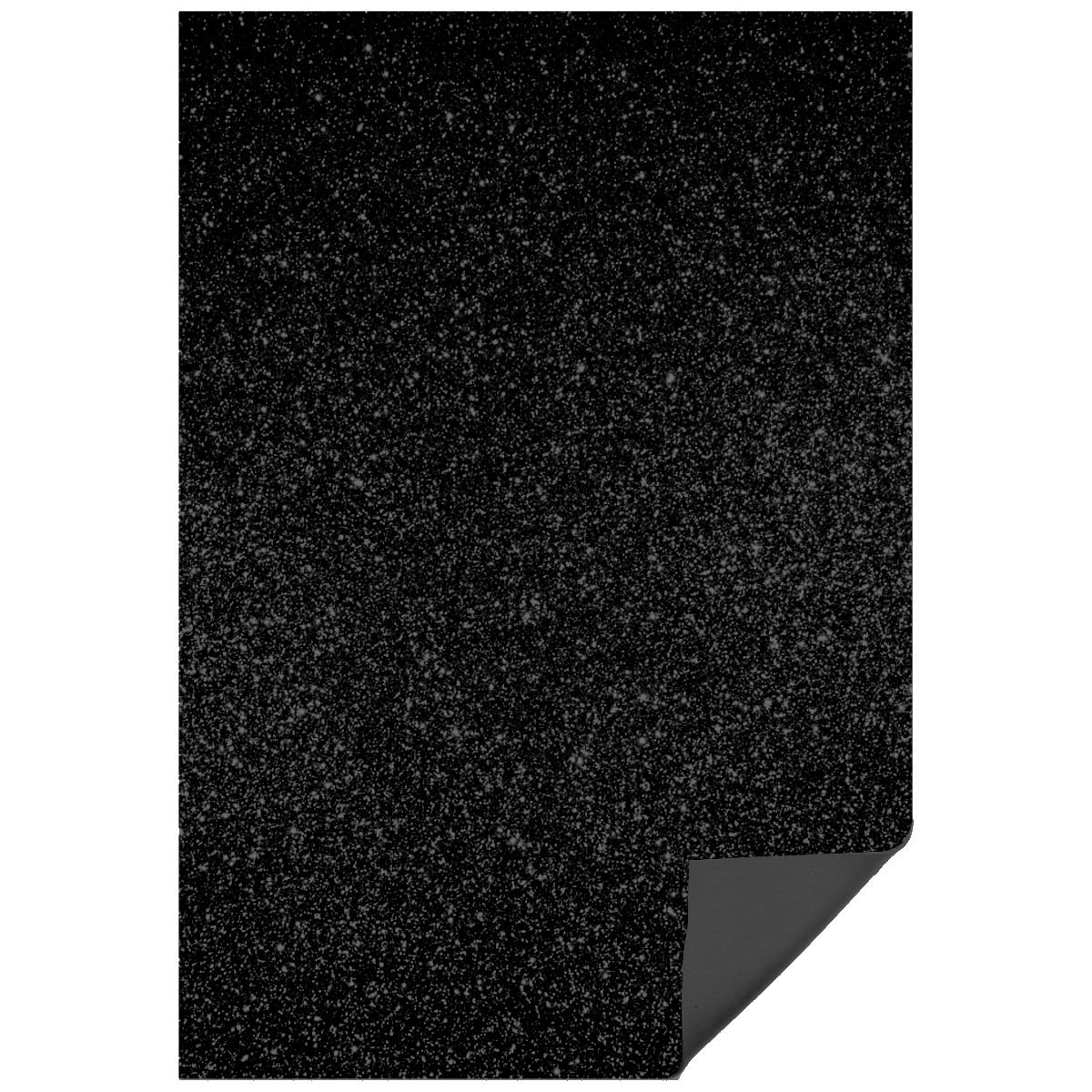 Carton buretat cu sclipici A4 x 2mm 367913 negru