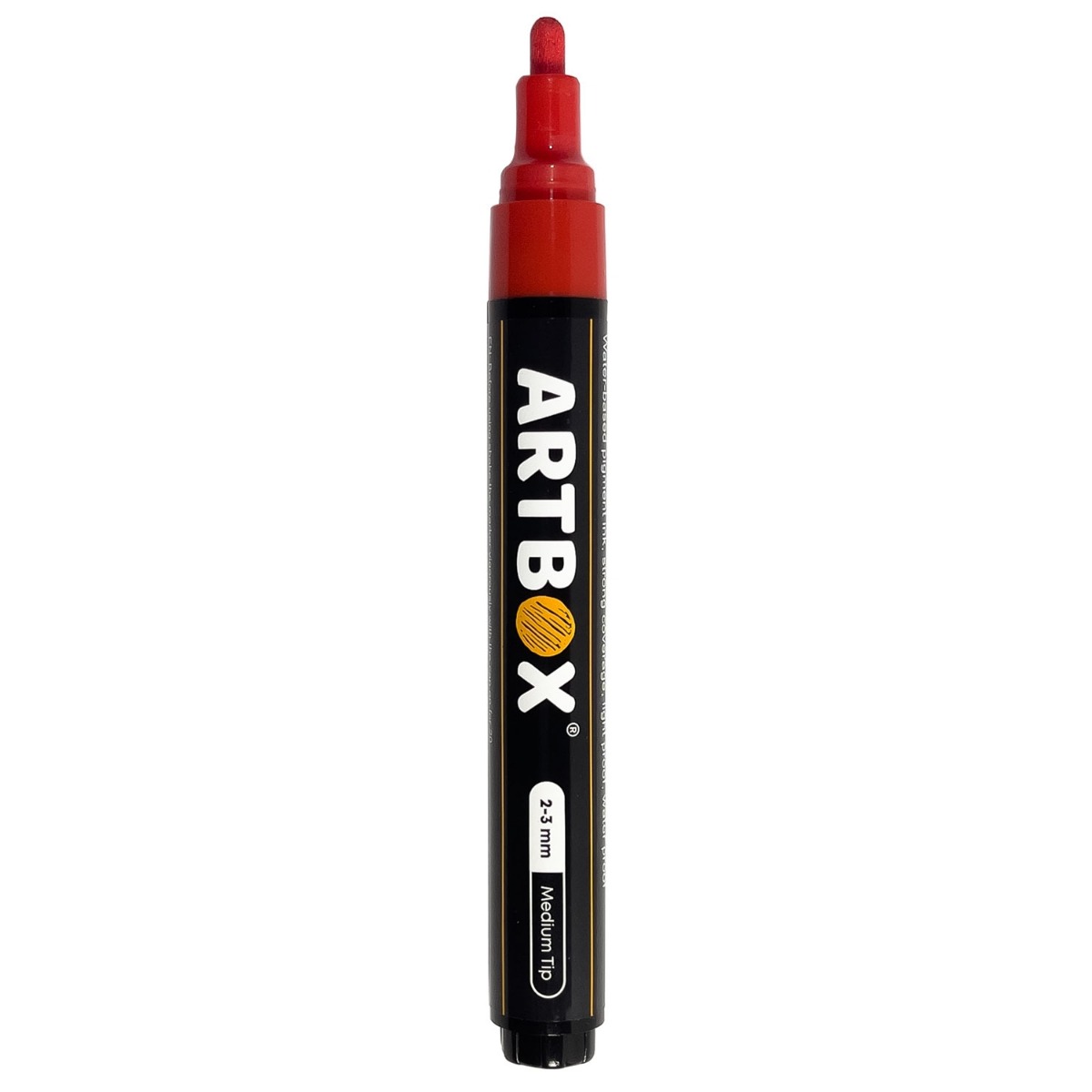 Marker vopsea acrilica varf 2-3mm Artbox AX5020R233 rosu